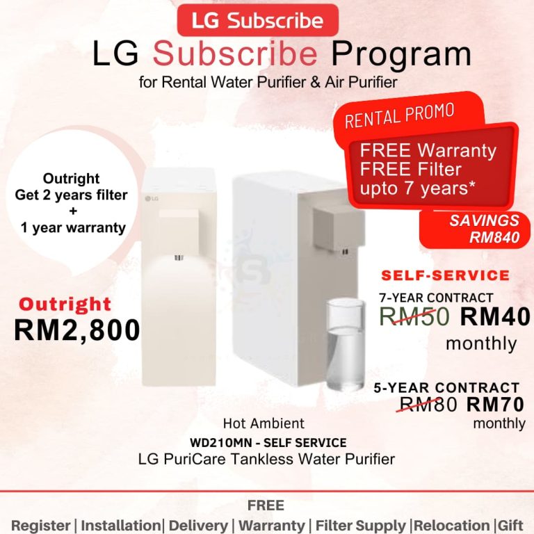 LG Subscribe Rent Up Water Purifier WD210MN Kl, LG Subscribe Rent Up Water Purifier WD210MN selangor, LG Subscribe Rent Up Water Purifier WD210MN penang, LG Subscribe Rent Up Water Purifier WD210MN johor, LG Subscribe Rent Up Water Purifier WD210MN perak