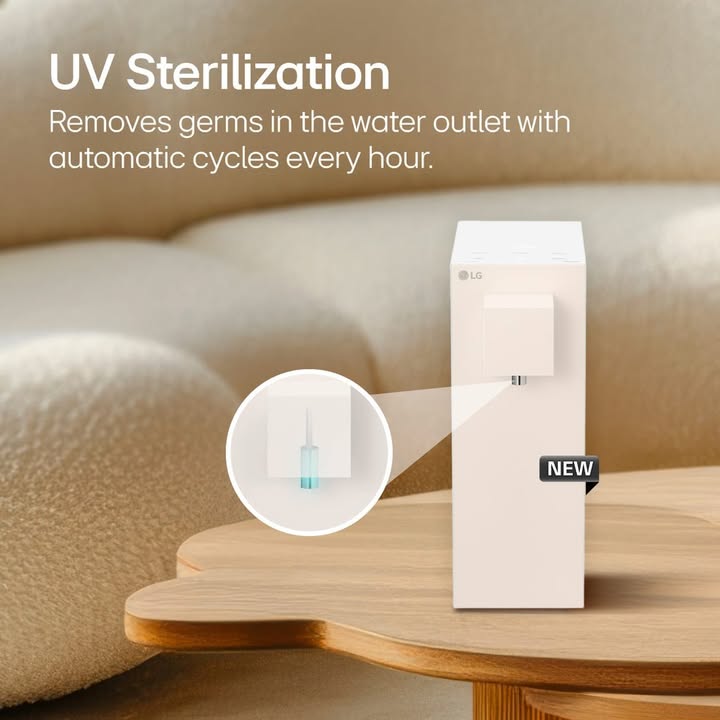 LG Puricare Water Purifier Hot and ambient UV sterilization WD210MN