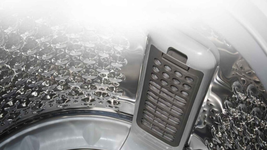 LG Subscribe Top Load washer larger lint filter