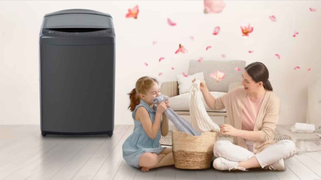 LG Subscribe Top Load washer for lasting, subtle freshness.